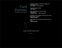 Tablet Screenshot of card-fictions.com